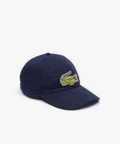 Lacoste Caps & Hats-Unisex Adjustable Organic Cotton Twill Cap