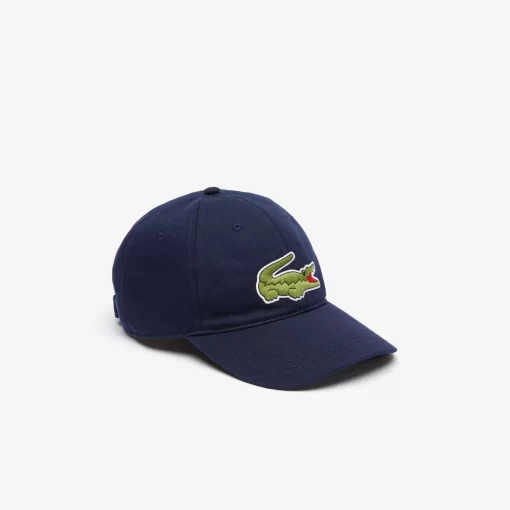 Lacoste Caps & Hats-Unisex Adjustable Organic Cotton Twill Cap