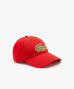 Lacoste Caps & Hats-Unisex Adjustable Organic Cotton Twill Cap