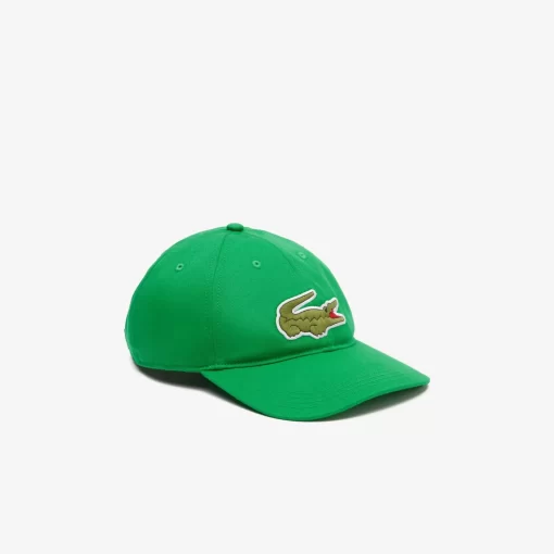 Lacoste Caps & Hats-Unisex Adjustable Organic Cotton Twill Cap