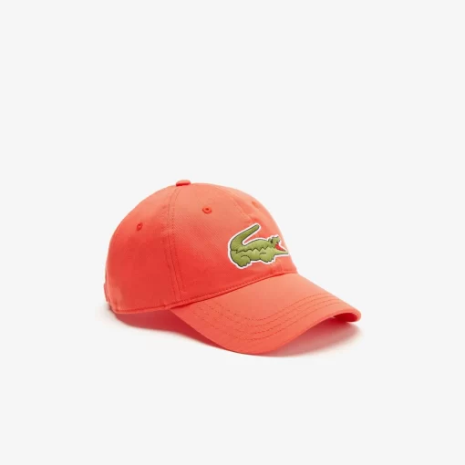 Lacoste Caps & Hats-Unisex Adjustable Organic Cotton Twill Cap