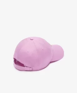 Lacoste Caps & Hats-Unisex Adjustable Organic Cotton Twill Cap