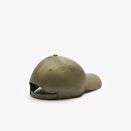 Lacoste Caps & Hats-Unisex Adjustable Organic Cotton Twill Cap