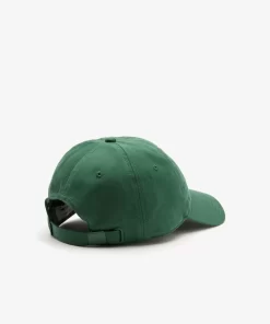 Lacoste Caps & Hats-Unisex Adjustable Organic Cotton Twill Cap