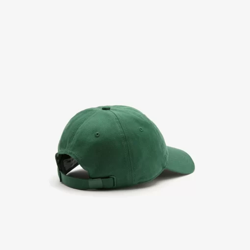 Lacoste Caps & Hats-Unisex Adjustable Organic Cotton Twill Cap