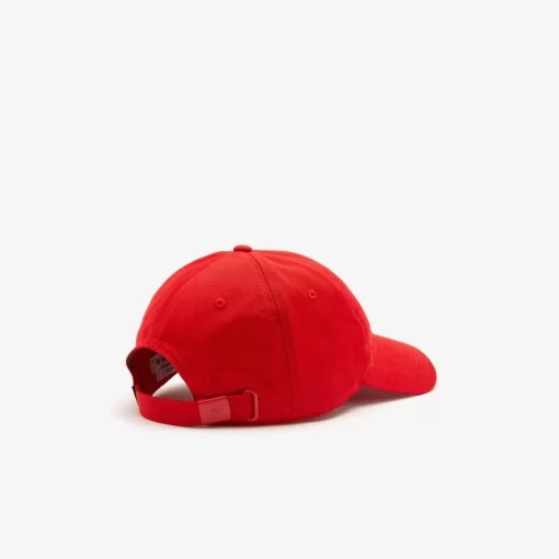 Lacoste Caps & Hats-Unisex Adjustable Organic Cotton Twill Cap