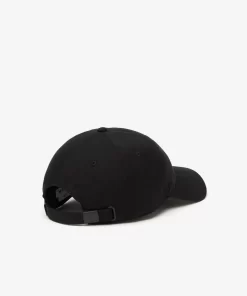 Lacoste Caps & Hats-Unisex Adjustable Organic Cotton Twill Cap