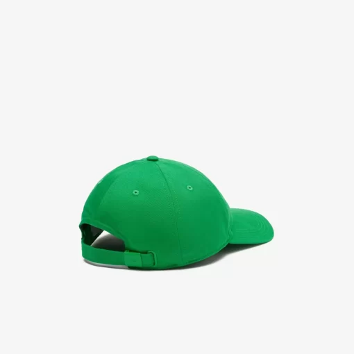 Lacoste Caps & Hats-Unisex Adjustable Organic Cotton Twill Cap