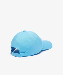 Lacoste Caps & Hats-Unisex Adjustable Organic Cotton Twill Cap