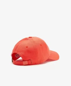 Lacoste Caps & Hats-Unisex Adjustable Organic Cotton Twill Cap