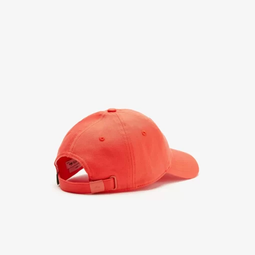 Lacoste Caps & Hats-Unisex Adjustable Organic Cotton Twill Cap