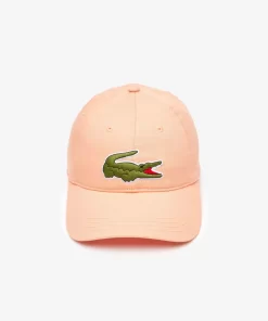 Lacoste Caps & Hats-Unisex Adjustable Organic Cotton Twill Cap