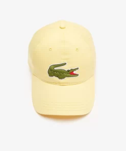 Lacoste Caps & Hats-Unisex Adjustable Organic Cotton Twill Cap