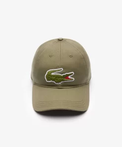 Lacoste Caps & Hats-Unisex Adjustable Organic Cotton Twill Cap