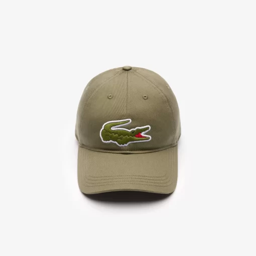 Lacoste Caps & Hats-Unisex Adjustable Organic Cotton Twill Cap