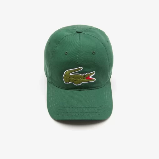 Lacoste Caps & Hats-Unisex Adjustable Organic Cotton Twill Cap