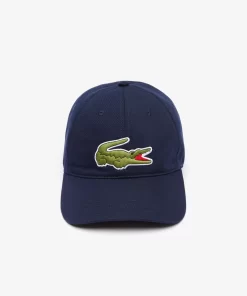 Lacoste Caps & Hats-Unisex Adjustable Organic Cotton Twill Cap