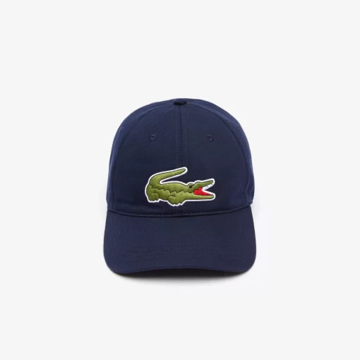 Lacoste Caps & Hats-Unisex Adjustable Organic Cotton Twill Cap