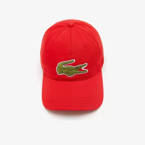 Lacoste Caps & Hats-Unisex Adjustable Organic Cotton Twill Cap