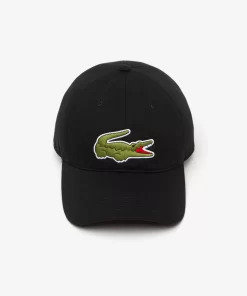 Lacoste Caps & Hats-Unisex Adjustable Organic Cotton Twill Cap