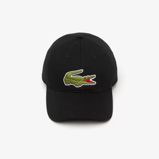 Lacoste Caps & Hats-Unisex Adjustable Organic Cotton Twill Cap