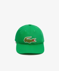 Lacoste Caps & Hats-Unisex Adjustable Organic Cotton Twill Cap