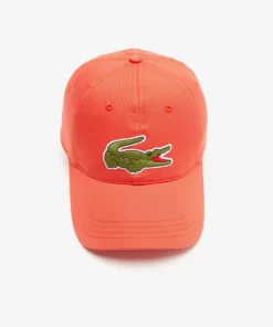 Lacoste Caps & Hats-Unisex Adjustable Organic Cotton Twill Cap