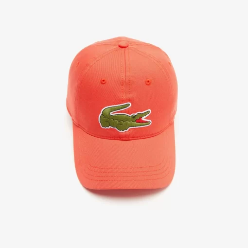 Lacoste Caps & Hats-Unisex Adjustable Organic Cotton Twill Cap