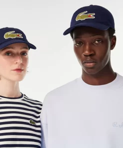 Lacoste Caps & Hats-Unisex Adjustable Organic Cotton Twill Cap