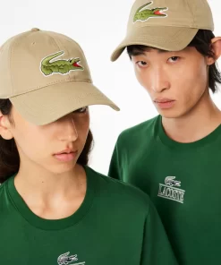 Lacoste Caps & Hats-Unisex Adjustable Organic Cotton Twill Cap