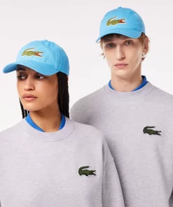 Lacoste Caps & Hats-Unisex Adjustable Organic Cotton Twill Cap