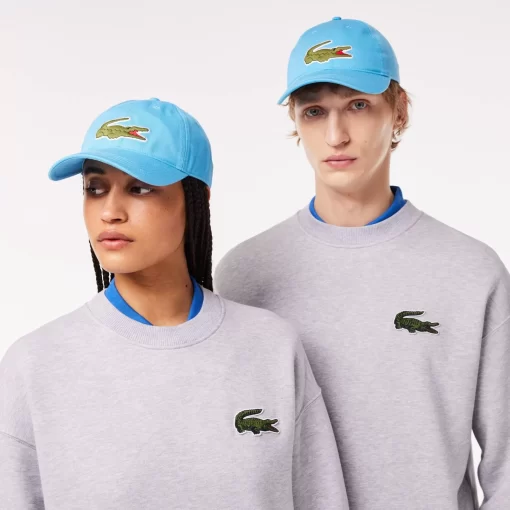 Lacoste Caps & Hats-Unisex Adjustable Organic Cotton Twill Cap