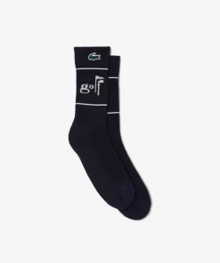 Lacoste Golf-Unisex Golf Lettering Socks