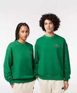 Lacoste Sweatshirts-Unisex Loose Fit Crocodile Badge Jogger Sweatshirt