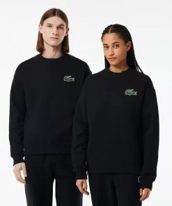 Lacoste Tracksuits-Unisex Loose Fit Crocodile Badge Jogger Sweatshirt