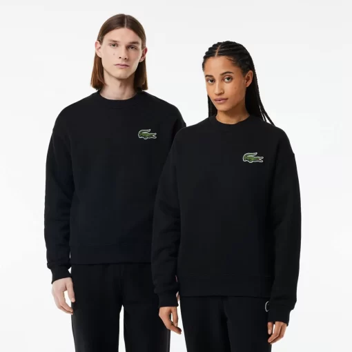 Lacoste Tracksuits-Unisex Loose Fit Crocodile Badge Jogger Sweatshirt