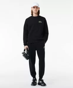 Lacoste Tracksuits-Unisex Loose Fit Crocodile Badge Jogger Sweatshirt