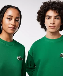 Lacoste Sweatshirts-Unisex Loose Fit Crocodile Badge Jogger Sweatshirt