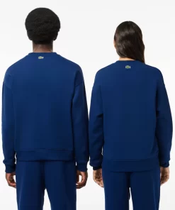 Lacoste Sweatshirts-Unisex Loose Fit Crocodile Badge Jogger Sweatshirt