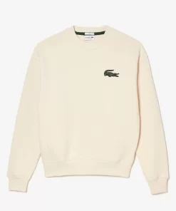 Lacoste Sweatshirts-Unisex Loose Fit Crocodile Badge Jogger Sweatshirt