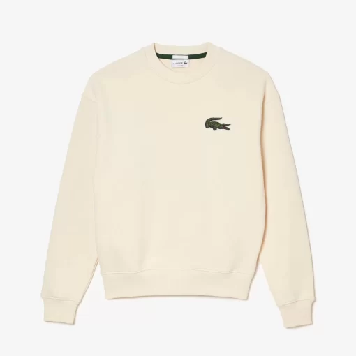 Lacoste Sweatshirts-Unisex Loose Fit Crocodile Badge Jogger Sweatshirt