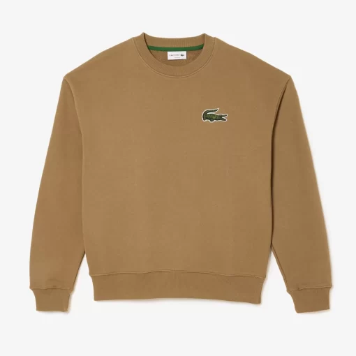 Lacoste Sweatshirts-Unisex Loose Fit Crocodile Badge Jogger Sweatshirt