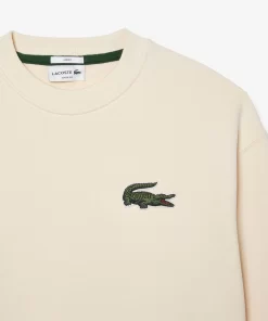 Lacoste Sweatshirts-Unisex Loose Fit Crocodile Badge Jogger Sweatshirt