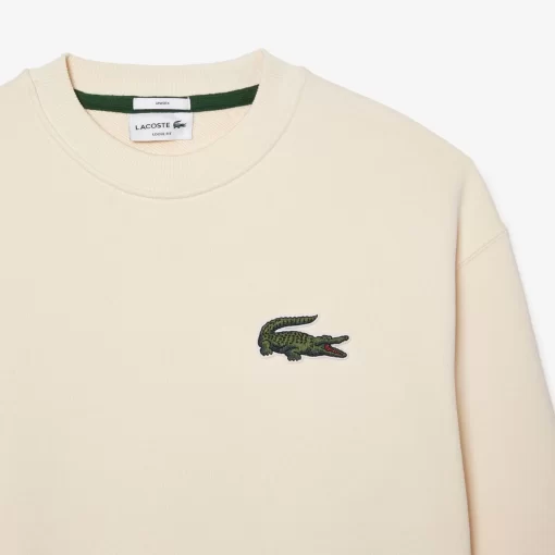 Lacoste Sweatshirts-Unisex Loose Fit Crocodile Badge Jogger Sweatshirt