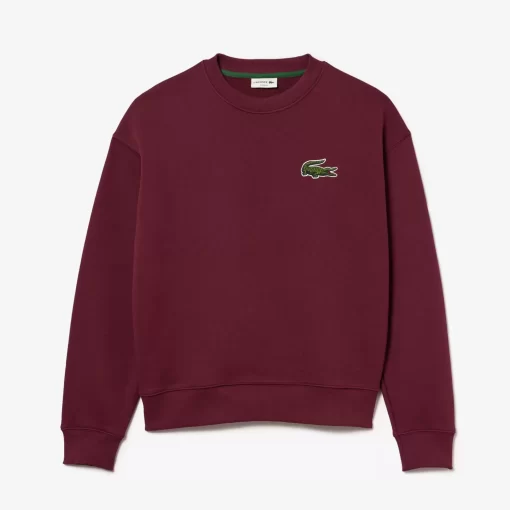 Lacoste Sweatshirts-Unisex Loose Fit Crocodile Badge Jogger Sweatshirt