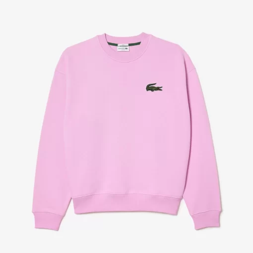 Lacoste Sweatshirts-Unisex Loose Fit Crocodile Badge Jogger Sweatshirt