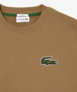 Lacoste Sweatshirts-Unisex Loose Fit Crocodile Badge Jogger Sweatshirt