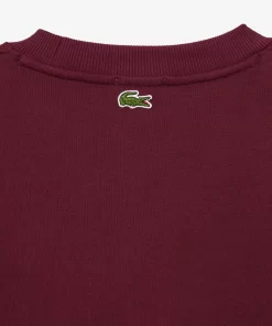 Lacoste Sweatshirts-Unisex Loose Fit Crocodile Badge Jogger Sweatshirt