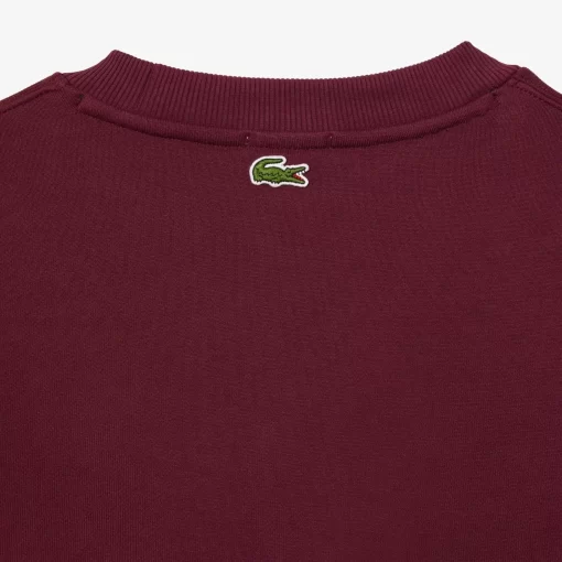 Lacoste Sweatshirts-Unisex Loose Fit Crocodile Badge Jogger Sweatshirt