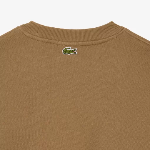 Lacoste Sweatshirts-Unisex Loose Fit Crocodile Badge Jogger Sweatshirt